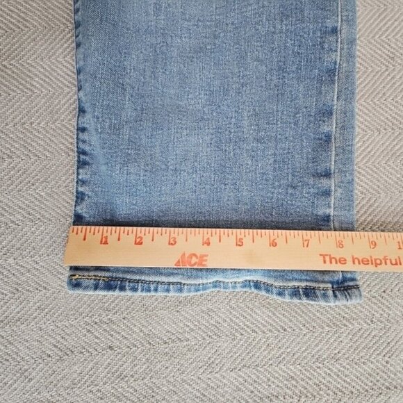 Levi's 501 Jeans Men's 42x30 Straight Leg Blue Denim Button Fly Faded Y2K Grunge - Picture 10 of 12